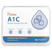 Carlson, A1C, набор для определения уровня сахара в крови, 1 набор