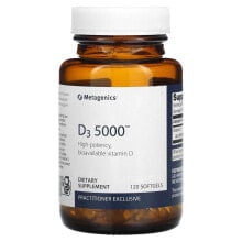 D3 5000, 120 Softgels