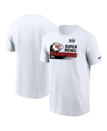 Nike men's White Kansas City Chiefs Super Bowl LVIII Champions Iconic T-shirt