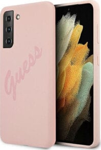 Guess Guess GUHCS21MLSVSPI S21+ G996 różowy/pink hardcase Script Vintage