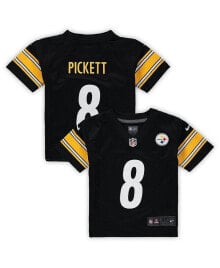 Nike boys and Girls Toddler Kenny Pickett Black Pittsburgh Steelers Game Jersey