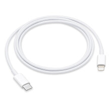 Кабели для зарядки, компьютерные разъемы и переходники Apple MX0K2ZM/A кабель с разъемами Lightning 1 m Белый