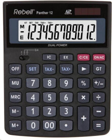 Школьные калькуляторы kalkulator Rebell Panther 12 WB/BX
