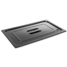 Посуда и емкости для хранения продуктов GN lid black polycarbonate GN 1/1 - Hendi 862902