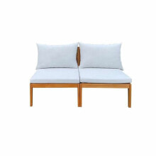 Garden sofa Alma Brown Grey Acacia 124 x 70 x 77,5 cm