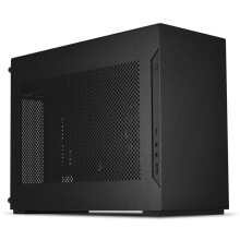 Купить компьютерные корпуса для игровых ПК Lian-Li: Lian Li DAN Cases A4-H2O X4 Mini-ITX Gehäuse, PCIE4.0 Riserkabel - schwarz