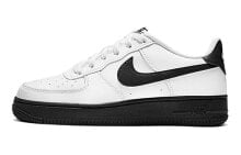 Кеды Nike Air Force 1 Low детские черно-белые купить онлайн