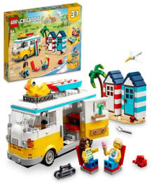 LEGO® creator 31138 3-in-1 Beach Camper Van Toy Adventure Building Set