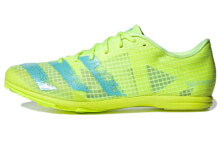 adidas Distancestar Spikes 运动 防滑耐磨轻便 低帮 跑步鞋 女款 荧光绿 / Кроссовки Adidas Distancestar Spikes FY1225