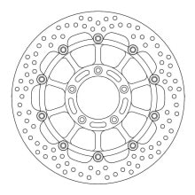 MOTO-MASTER Halo 113122 floating front Brake Disc