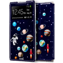 COOL Samsung N970 Galaxy Note 10 Astronaut Drawings flip phone case