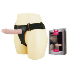 Страпон BAILE Hollow Strap-on with Vibration 15.5 x 4.2 cm Flesh