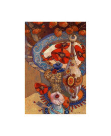 Trademark Global david Galchutt Autumn Still Life Flowers in Vase Canvas Art - 15.5