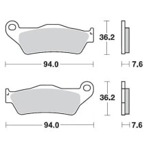 Запчасти и расходные материалы для мототехники MOTO-MASTER Aprilia 093012 Sintered Brake Pads