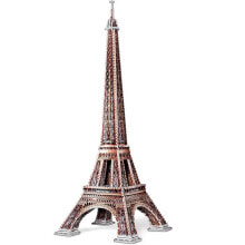 Купить детские развивающие пазлы WREBBIT™: WREBBIT Emblematic Buildings Eiffel Tower 3D Puzzle 816 Piezas