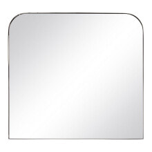 Интерьерные зеркала настенное зеркало 75 x 2 x 70 cm Стеклянный Чёрный Металл