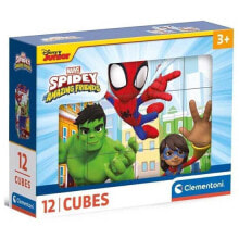 CLEMENTONI Cube spidey and his amazing friends marvel 12 pieces Puzzle