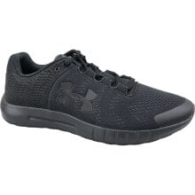 Мужская спортивная обувь для бега мужские кроссовки спортивные для бега черные текстильные низкие Under Armor Micro G Pursuit BP M 3021953-002 running shoes