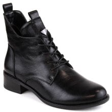 Купить женские высокие ботинки M.Daszyński: Insulated lace-up and zipper ankle boots M.Daszyński W SAN18, black