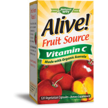 Витамин С Nature's Way Alive Vitamin C --  Витамин С - 120 вегетарианских капсул