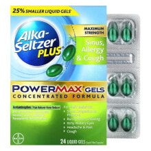 Sinus, Allergy & Cough PowerMax Gels, Maximum Strength, 24 Liquid Gels