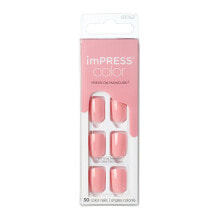 Товар для дизайна ногтей Kiss Self-adhesive nails imPRESS Color Pretty Pink 30 pcs