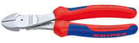 74 05 180 - Diagonal-cutting pliers - Chromium-vanadium steel - Plastic - Blue/Red - 18 cm - 270 g