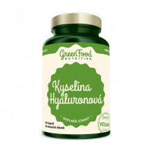 Гиалуроновая кислота GreenFood Nutrition Hyaluronic Acid Гиалуроновая кислота для поддержки кожи и суставов 60 капсул