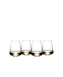 Riedel sL Stemless Wings Aromatic White Wine/Champagne Glass, Set of 4