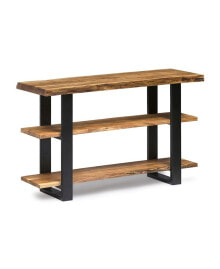 Alaterre Furniture alpine Natural Live Edge Wood Media Console Table