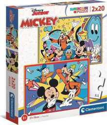 Детские развивающие пазлы Clementoni Clementoni Puzzle 2x20el Mickey Mouse 24791