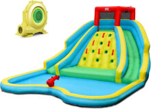 Children's inflatable complexes and trampolines