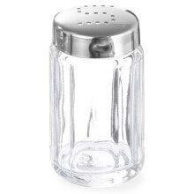Солонки, перечницы и емкости для специй Glass salt shaker, diam. 40mm high 70mm set of 6 pcs. - Hendi 461266