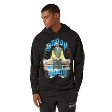 Dogg Supply by Snoop Dogg Graphic Fleece Hoodie Sweatshirt Men's Large Black купить онлайн