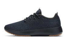 Allbirds Wool RunnerMizzle Cushioning Low-Top Casual Shoes Men's Natural Black