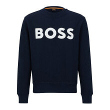 Свитер из французского терри BOSS Webasiccrew 10244192 01 купить онлайн