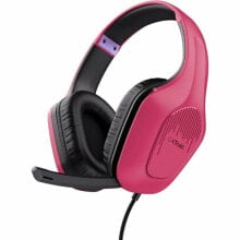 Наушники Trust 24992 с микрофоном, розовый, интегрированный, стерео, проволочные, ABS, Binaural, 20 - 20000 Гц. купить онлайн