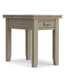 Simpli Home artisan Solid Wood Narrow Side Table