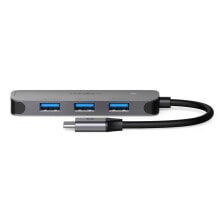 Nedis USB-Hub 1x USB-C - 4x USB A 4-Port port s 3.2 Gen1 Stromversorgungüber USB