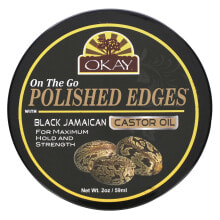Polished Edges With Black Jamaican Castor Oil, 2 oz (59 ml)