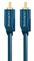 ClickTronic 2m Audio Cable аудио кабель RCA Синий 70445