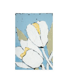 Trademark Global jade Reynolds White Tulip Triptych I Canvas Art - 15.5