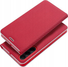 OEM Kabura LUNA Book Carbon do HUAWEI P30 Pro czerwony