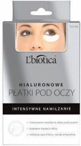 Купить маски для лица Lbiotica: Lbiotica Hialuronowe płatki pod oczy Intensywne nawilżenie 3x2 szt.