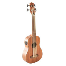 J & D UK-BM1R FL Fretless Bass Ukulele (Natural)