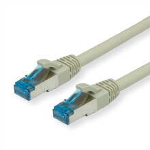 Кабели и разъемы для аудио- и видеотехники Value S/FTP Patch Cord Cat.6a, grey 10 m сетевой кабель Серый 21.99.0867