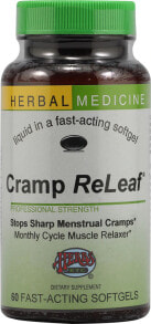 Витамины и БАДы для женщин herbs Etc. Cramp ReLeaf Травяной комплекс против менструальных спазмов 60 гелевых капсул