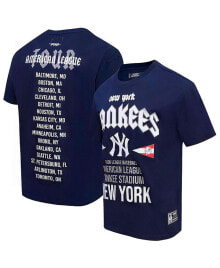 Купить мужские футболки и майки Pro Standard: Men's Navy New York Yankees Oversized City Tour T-Shirt