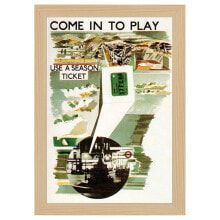 Bilderrahmen Poster 1936 Come in to Play