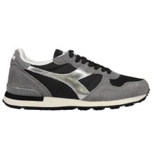 Купить черные мужские кроссовки Diadora: Diadora Camaro Metal Lace Up Sneaker Mens Size 5.5 D Sneakers Casual Shoes 17797